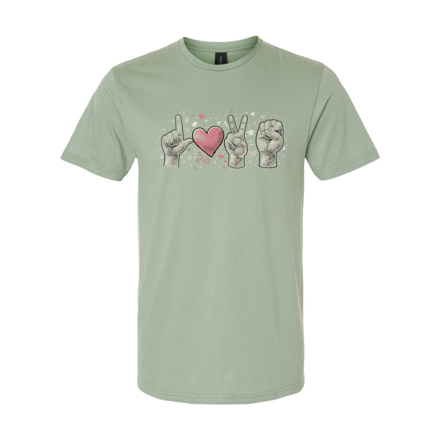 LOVE in ASL - Unisex T-Shirt