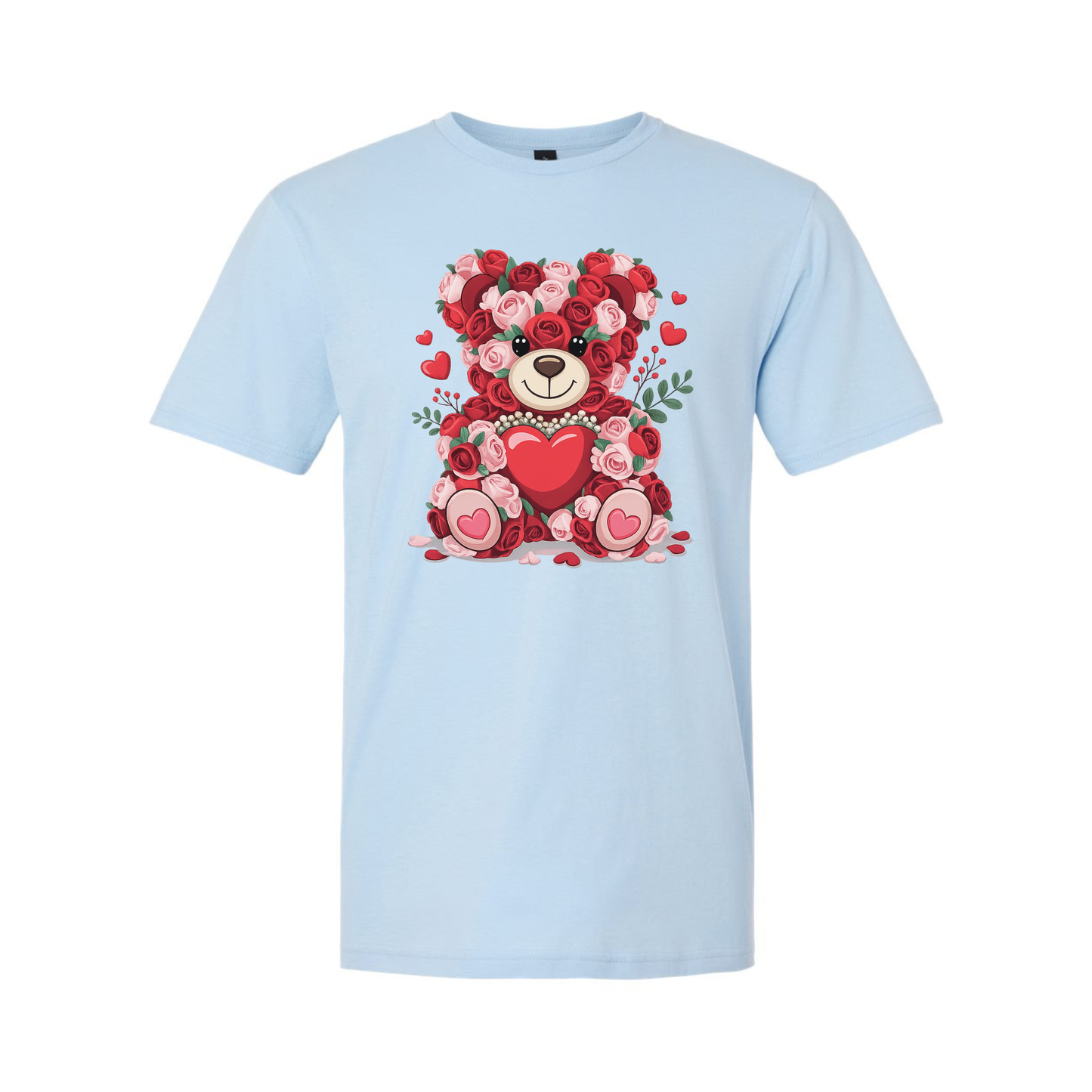 Rose Teddy Bear - Unisex T-Shirt