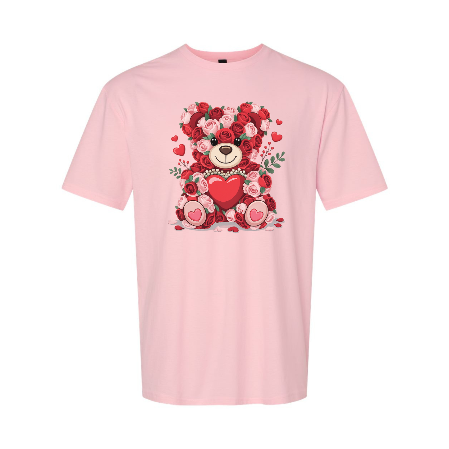 Rose Teddy Bear - Unisex T-Shirt