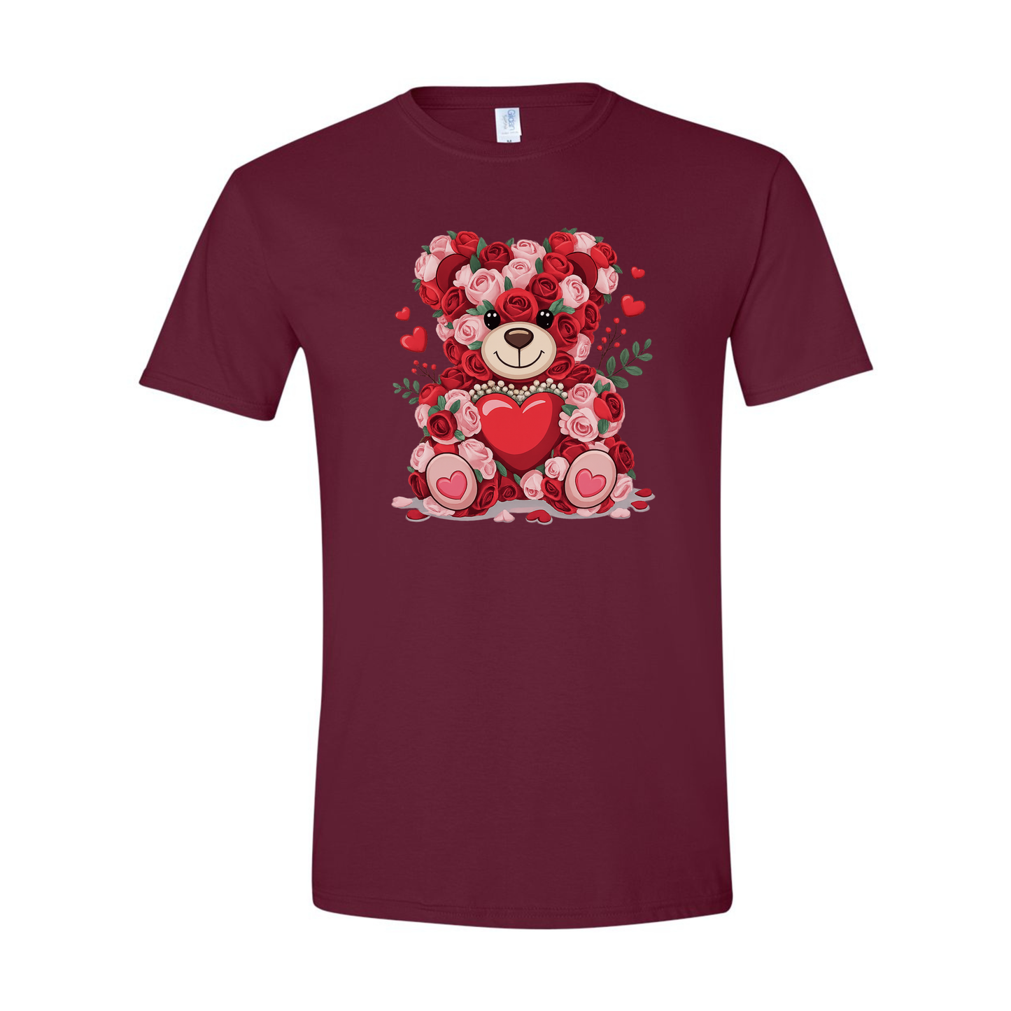 Rose Teddy Bear - Unisex T-Shirt