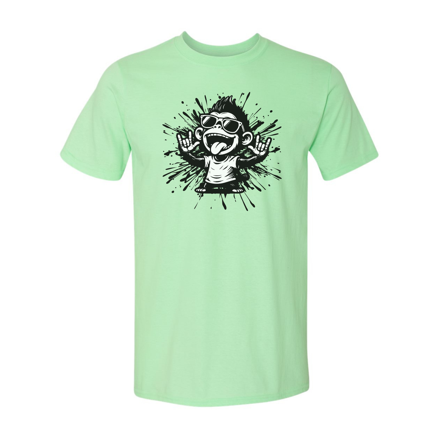 Cool Monkey ILY in ASL - Unisex T-Shirt