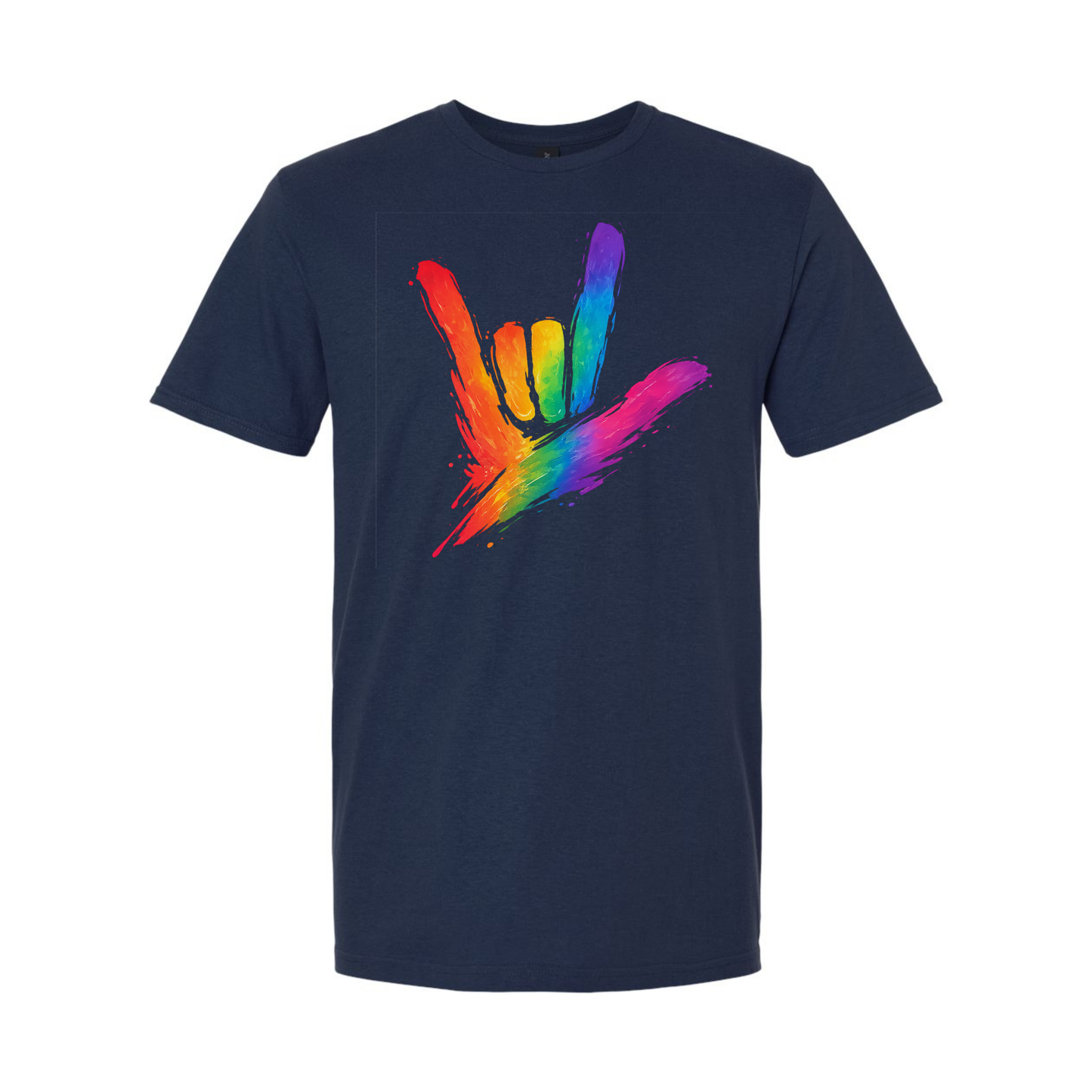 Rainbow ILY by Fortyxfive - Unisex T-Shirt