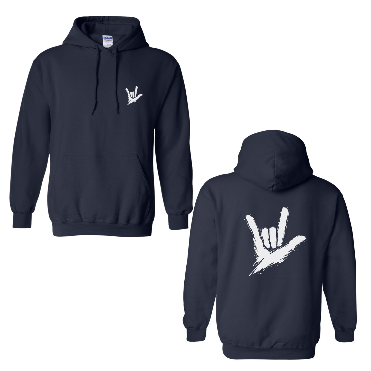 ILY by Fortyxfive - Front & Back Unisex Hoodie