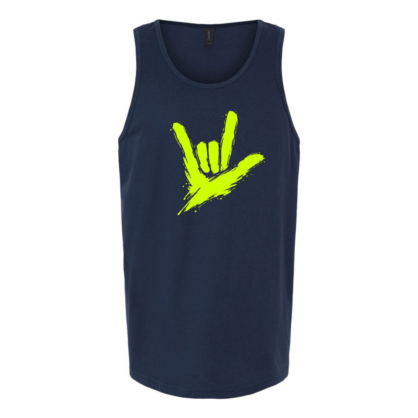 Neon Green - ILY by Fortyxfive Unisex Tanktop