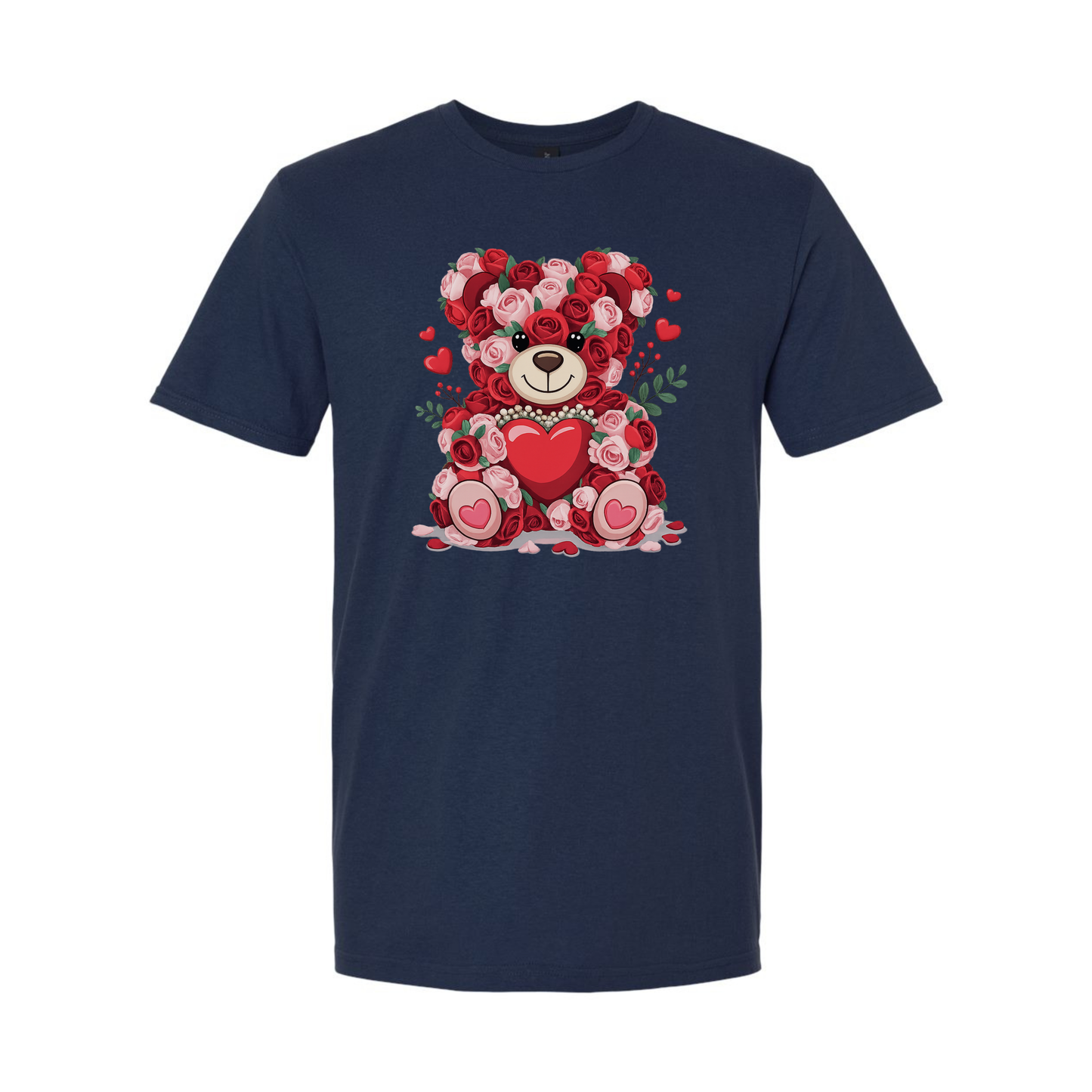 Rose Teddy Bear - Unisex T-Shirt