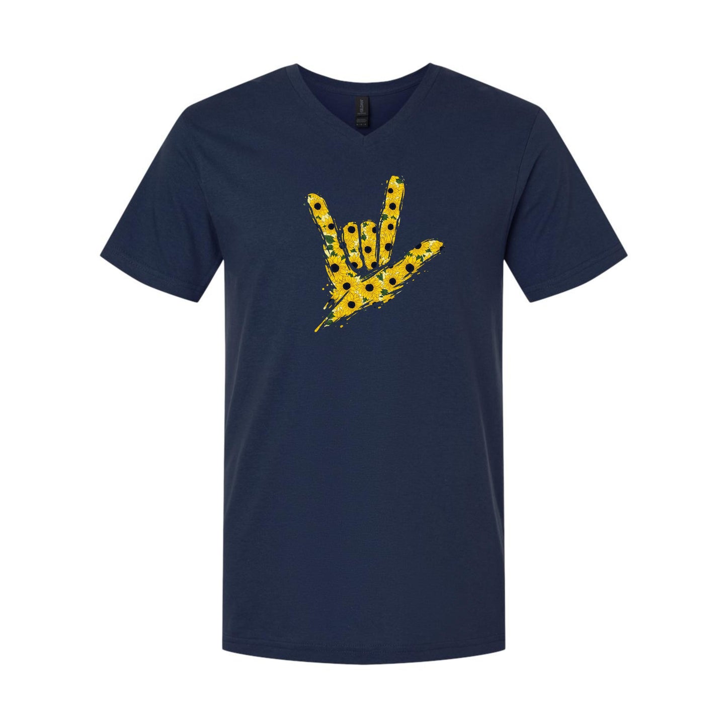 Sunflower - ILY by Fortyxfive Unisex V-NECK