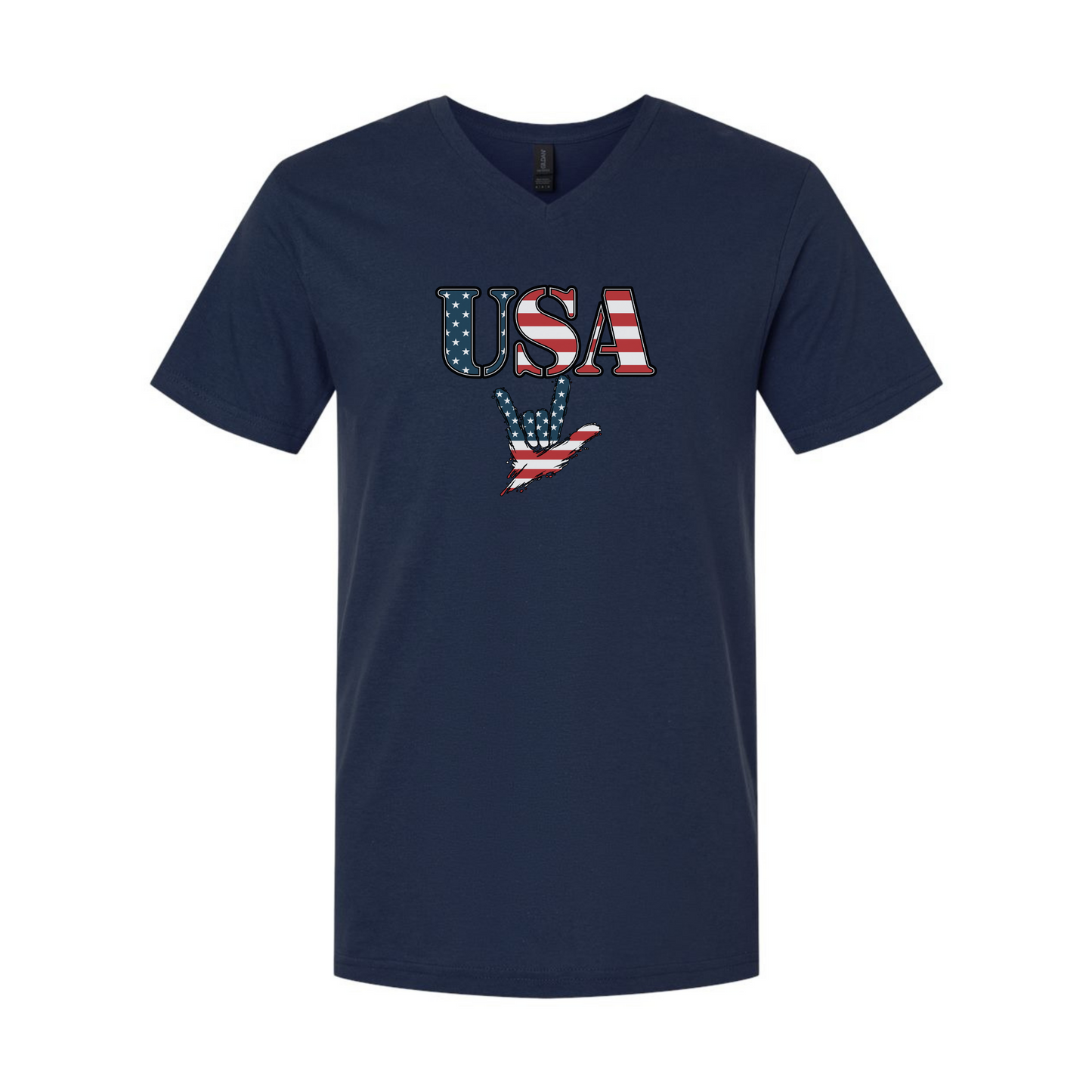 USA & ILY - Unisex V-NECK