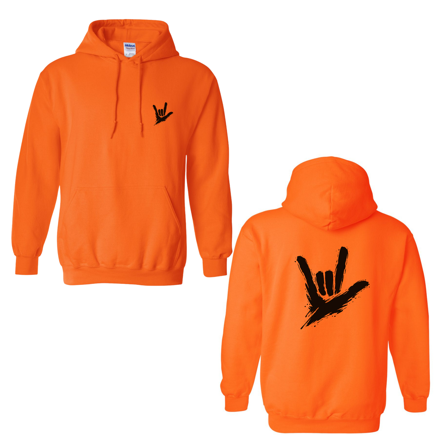 ILY by Fortyxfive - Front & Back Unisex Hoodie