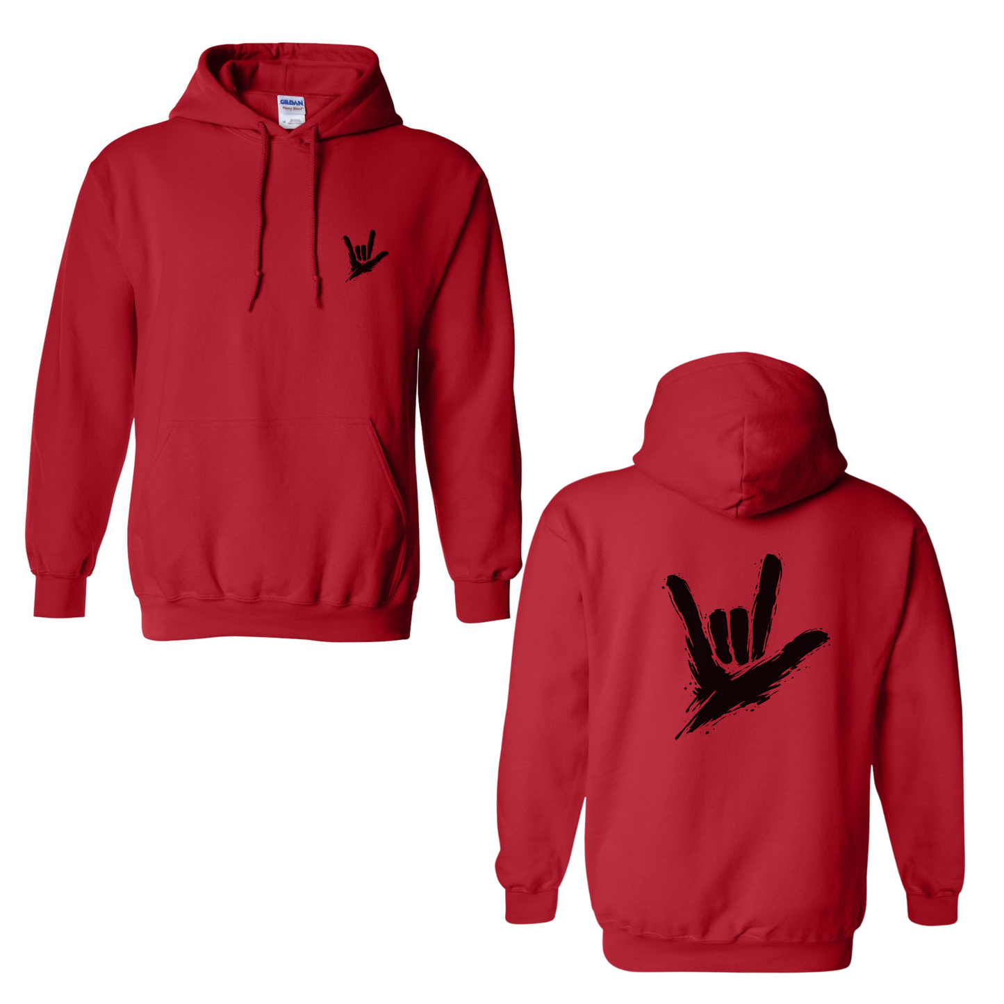 ILY by Fortyxfive - Front & Back Unisex Hoodie