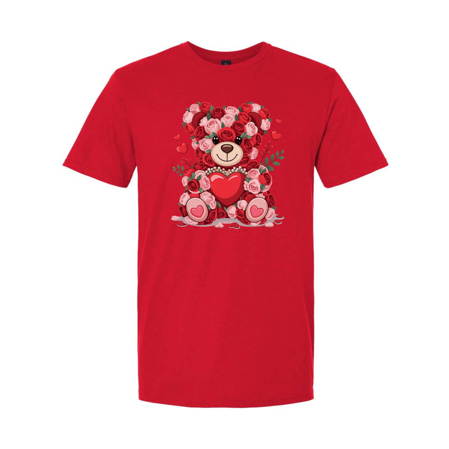 Rose Teddy Bear - Unisex T-Shirt