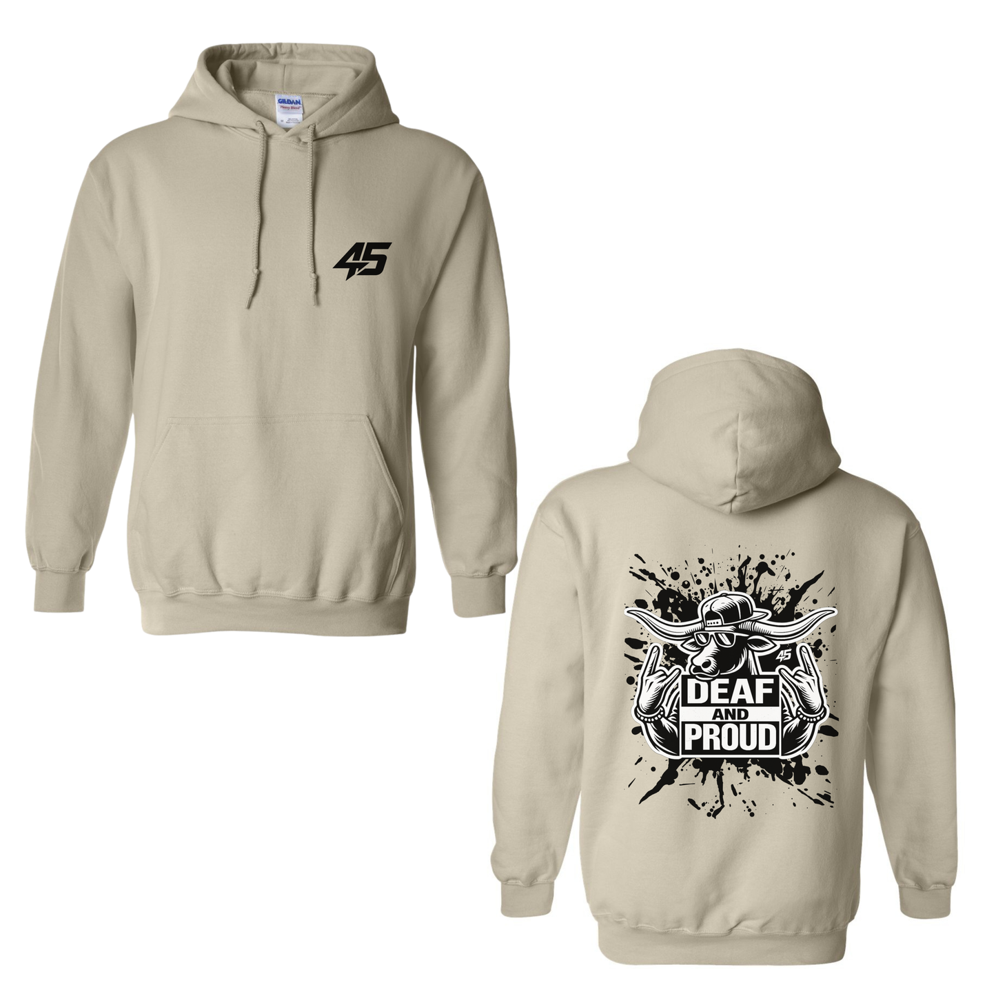 DEAF AND PROUD - Unisex Hoodie