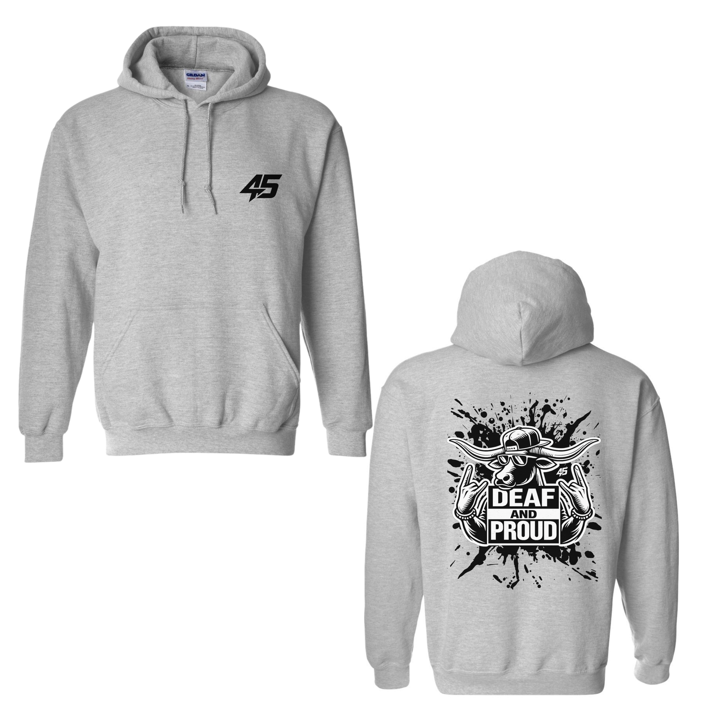 DEAF AND PROUD - Unisex Hoodie