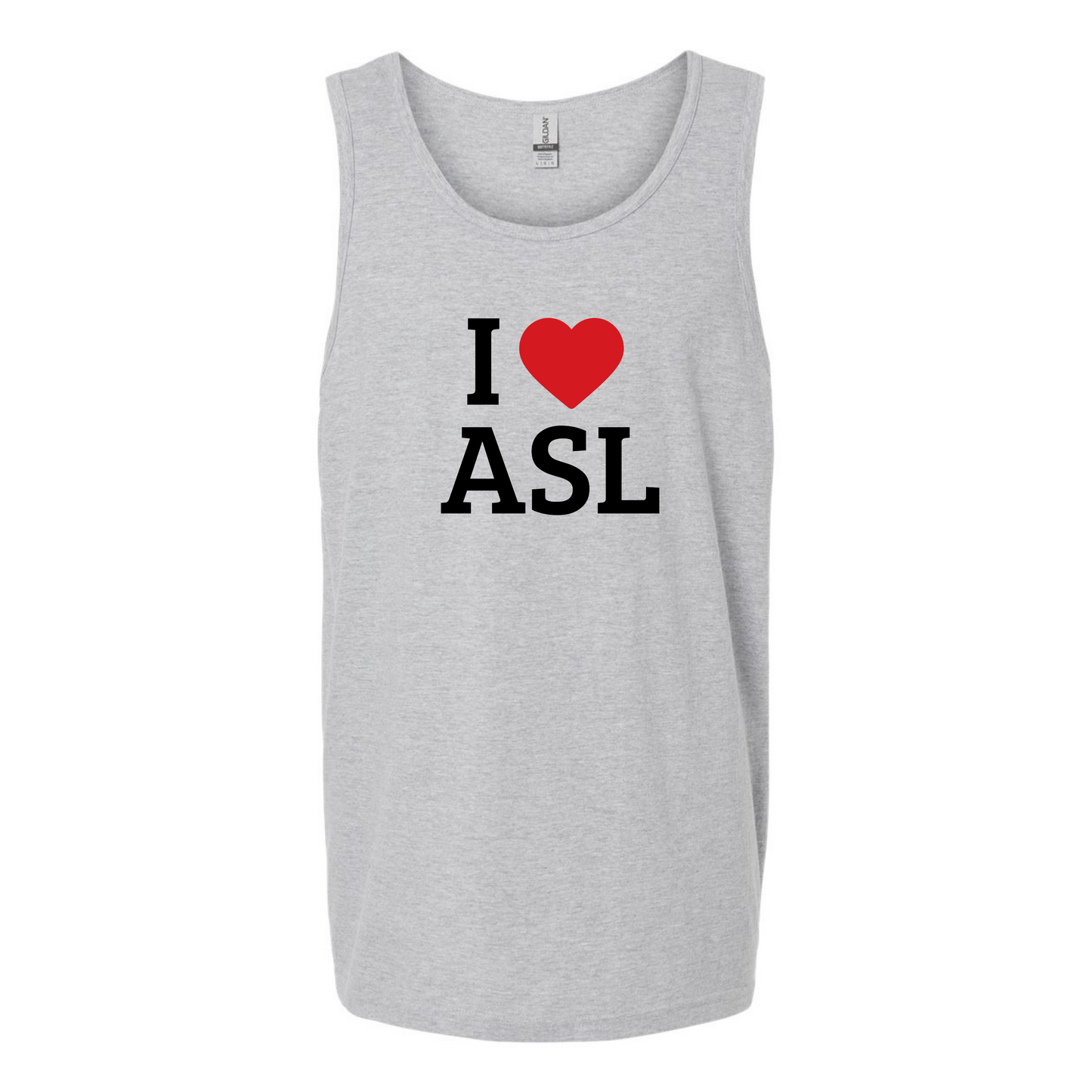 I LOVE ASL - Unisex Tank Top