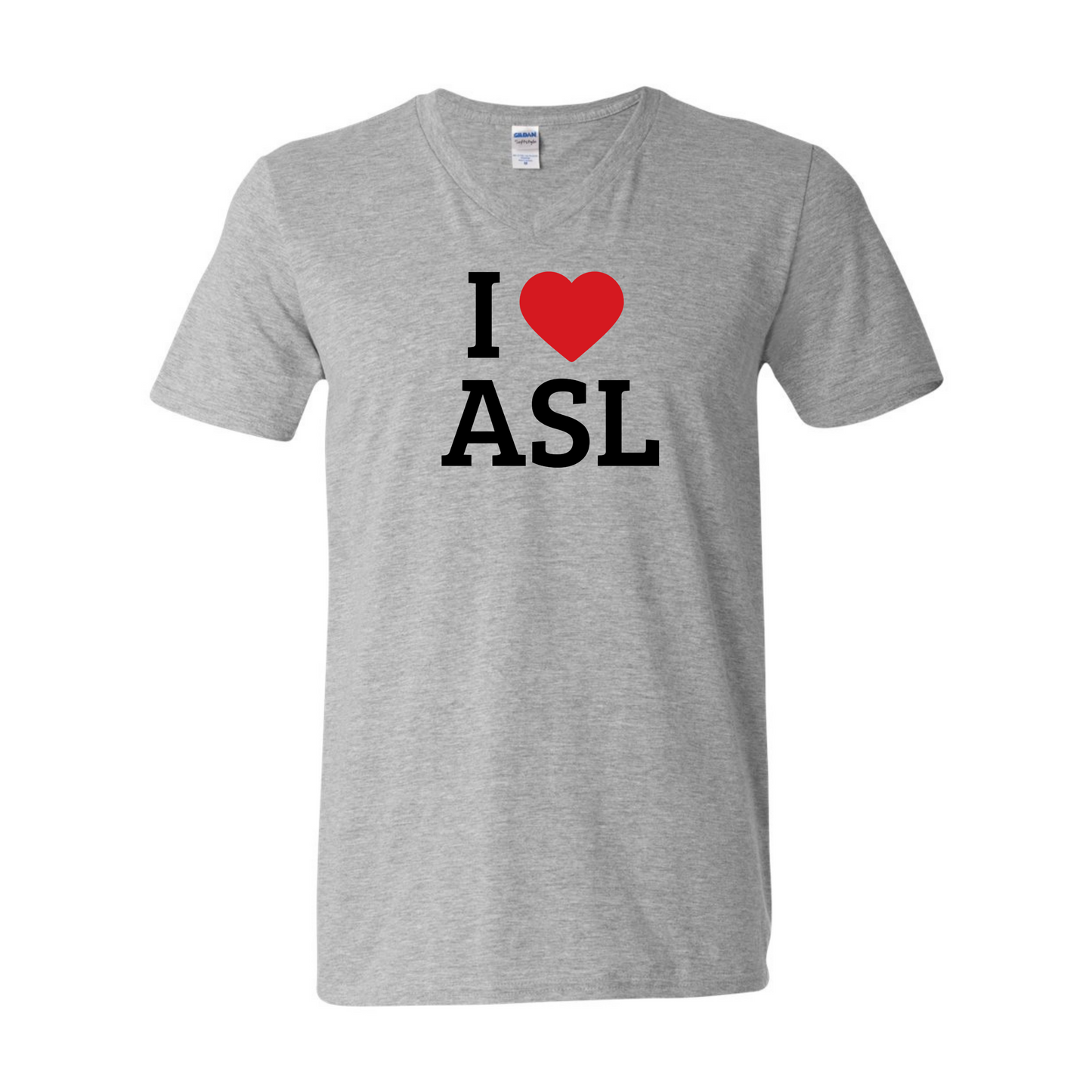 I LOVE ASL - Unisex V-NECK