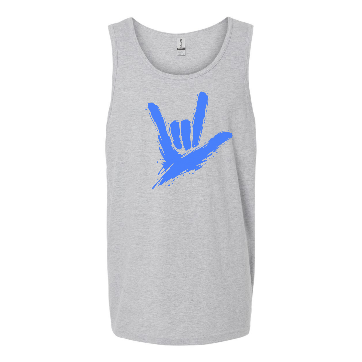 Electric Blue - ILY by Fortyxfive Unisex Tanktop