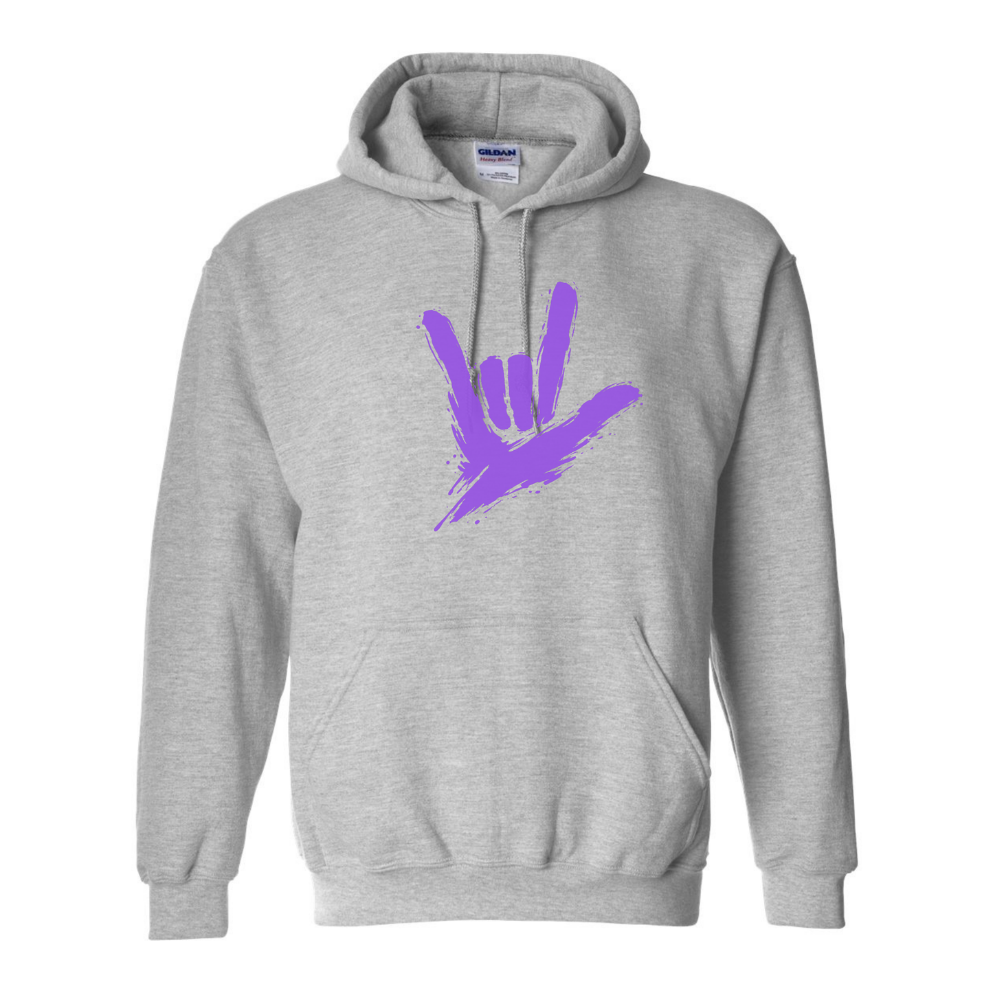 Purple - ILY by Fortyxfive Unisex Hoodie