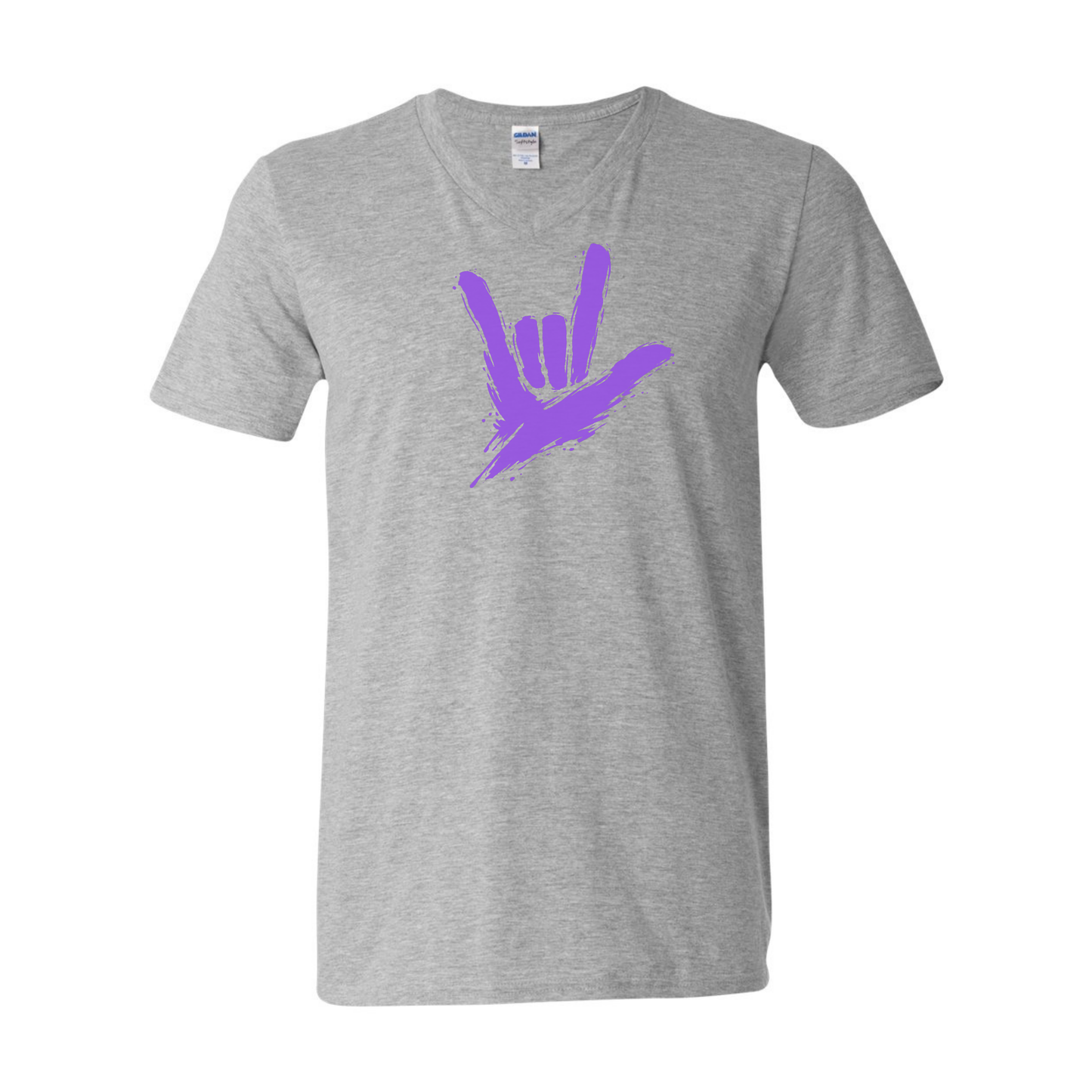 Purple - ILY by Fortyxfive Unisex V-NECK