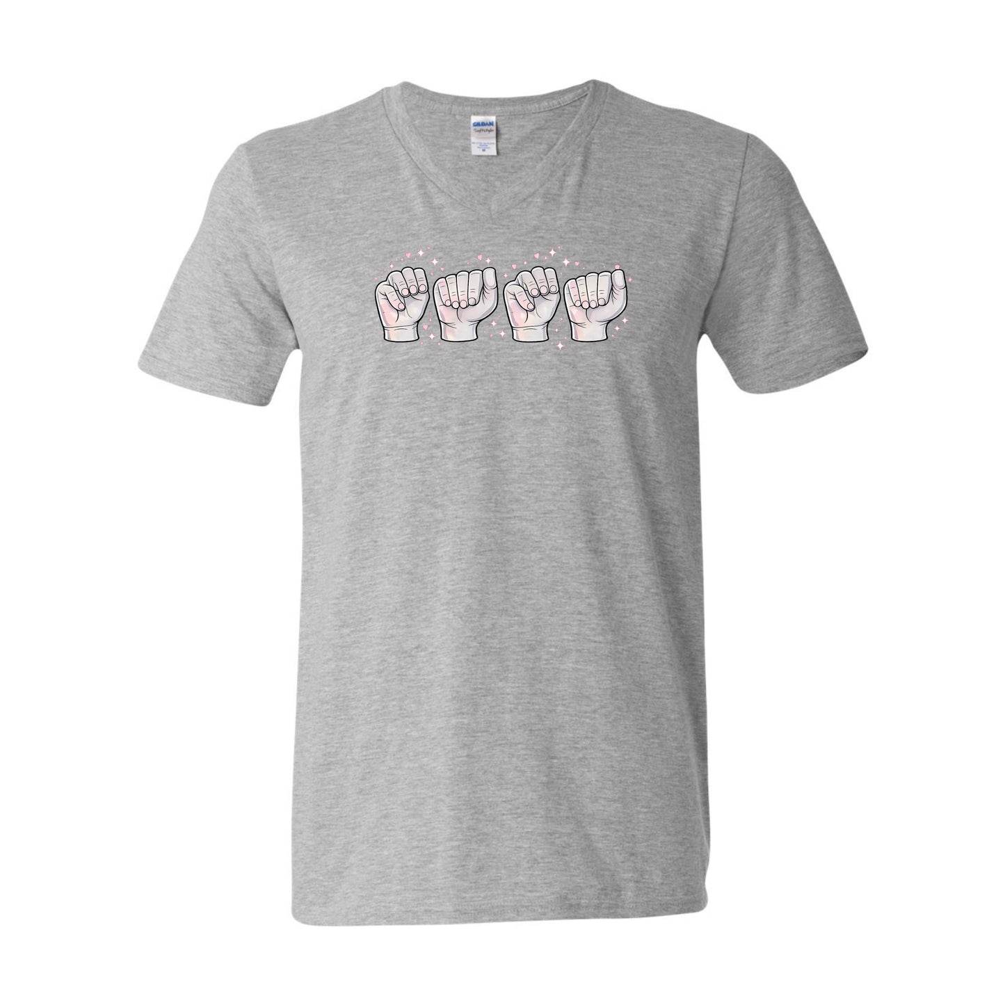 MAMA in ASL - Unisex V-NECK