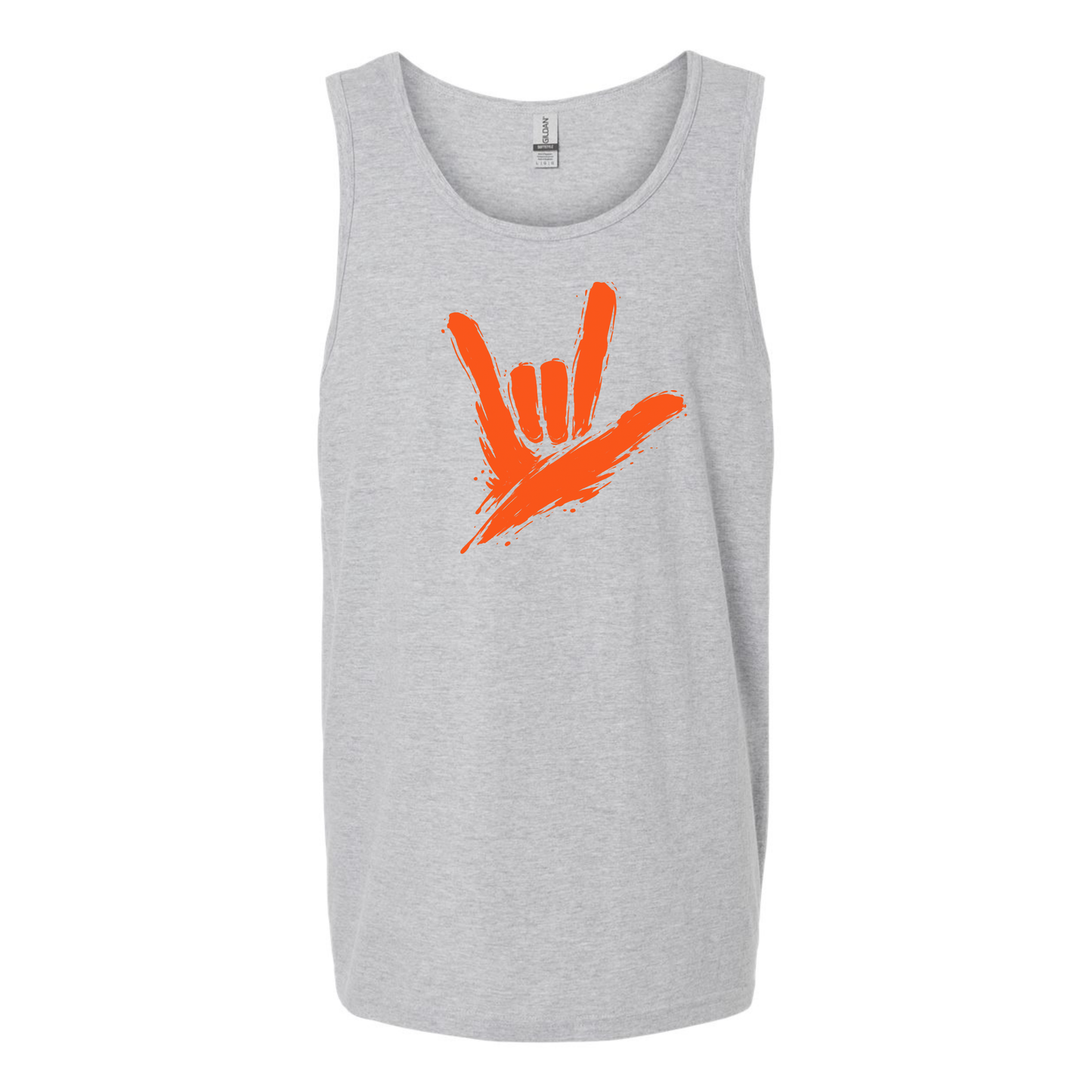 Orange - ILY by Fortyxfive Unisex Tank Top