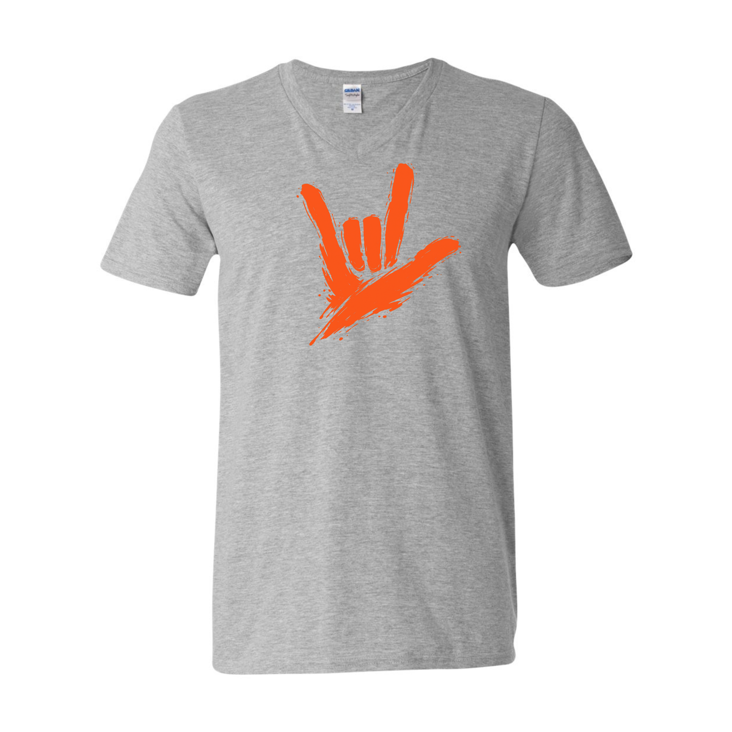 Orange - ILY by Fortyxfive Unisex V-NECK