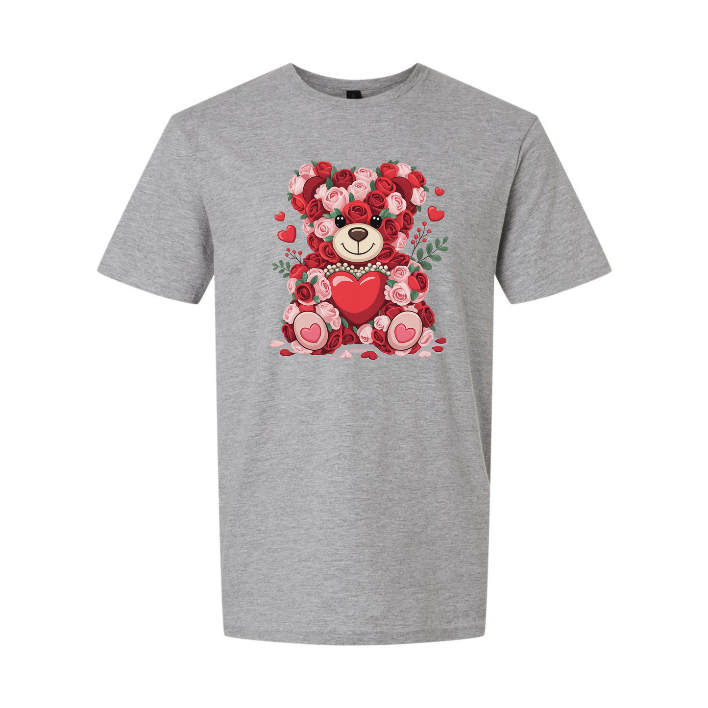 Rose Teddy Bear - Unisex T-Shirt