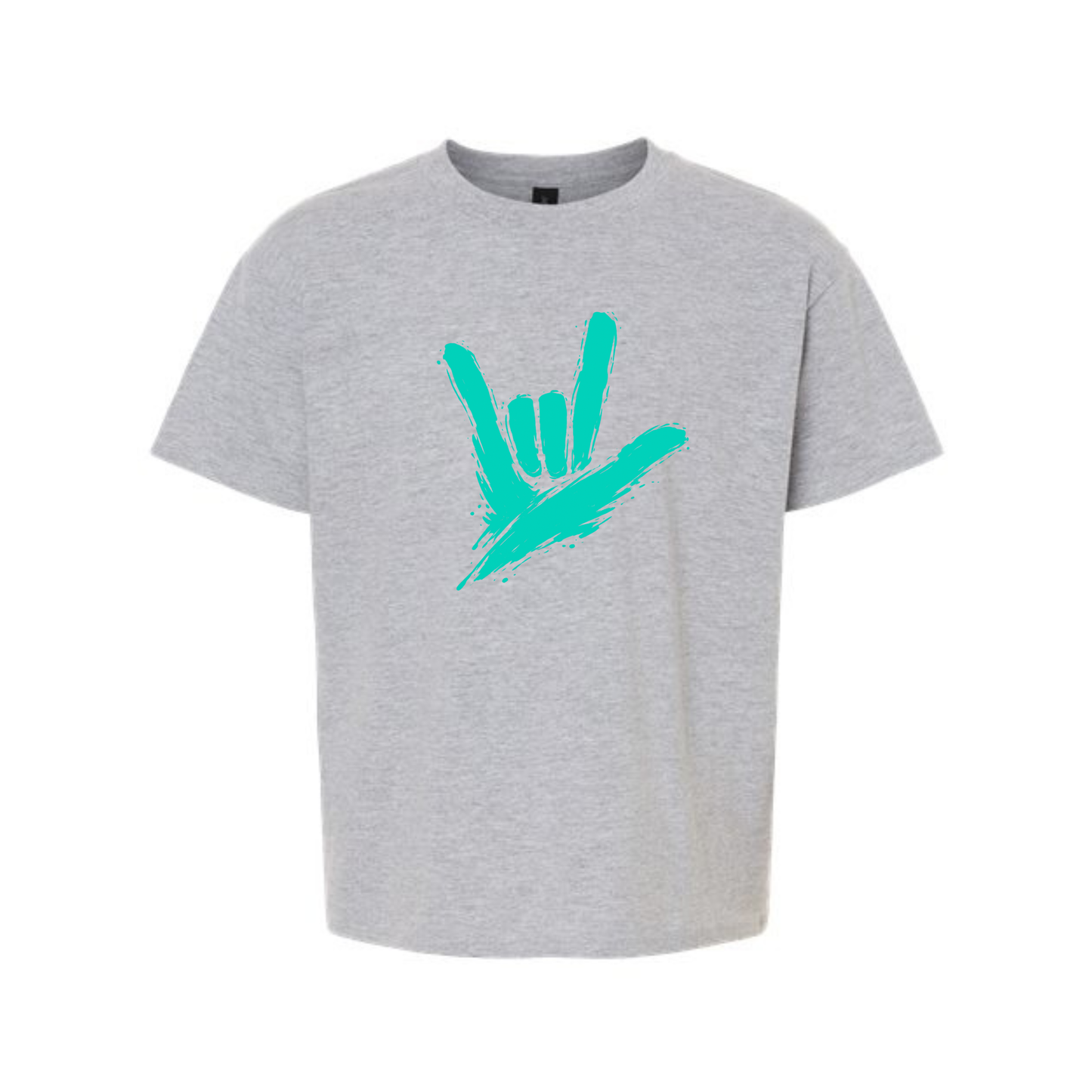 TODDLER & YOUTH - Teal ILY by Fortyxfive T-Shirt