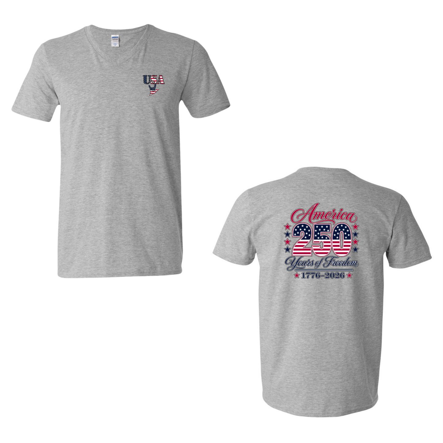USA 250th Anniversary - Unisex V-Neck