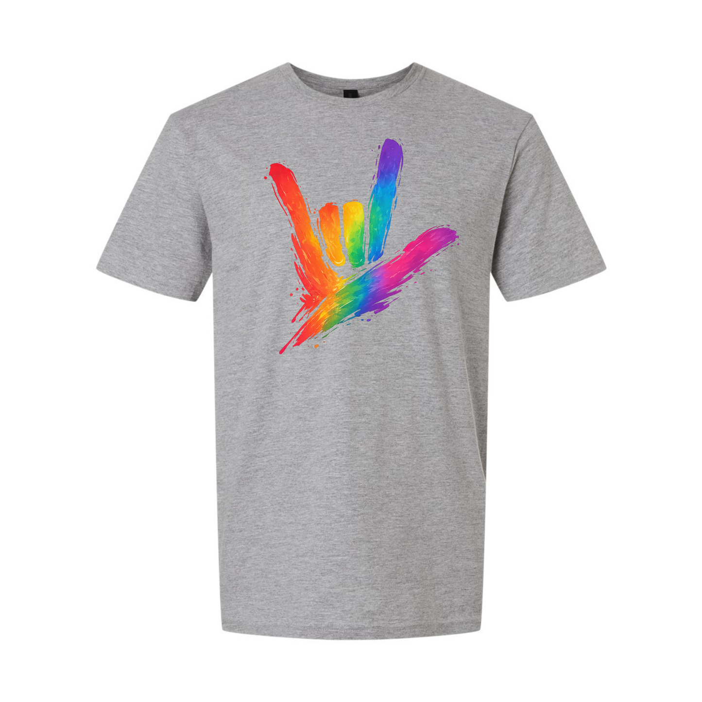 Rainbow ILY by Fortyxfive - Unisex T-Shirt
