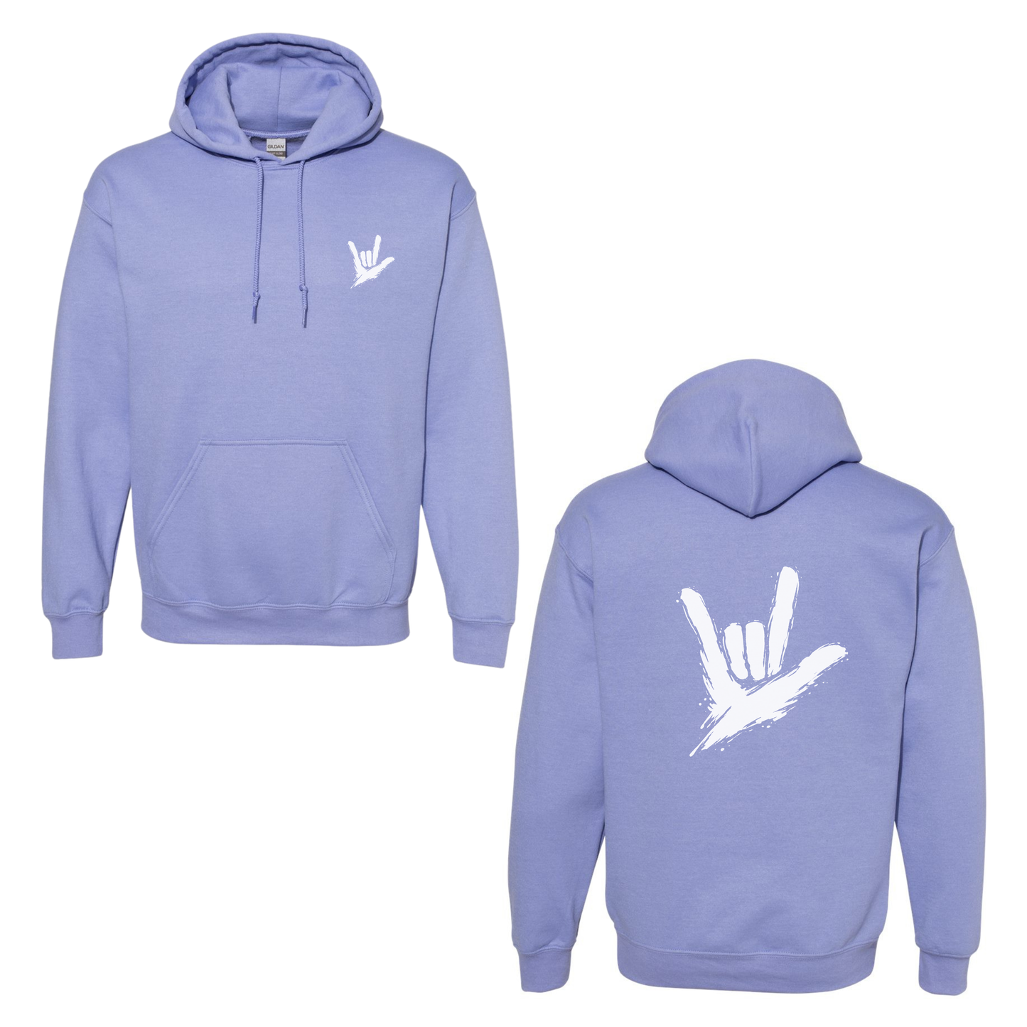 ILY by Fortyxfive - Front & Back Unisex Hoodie