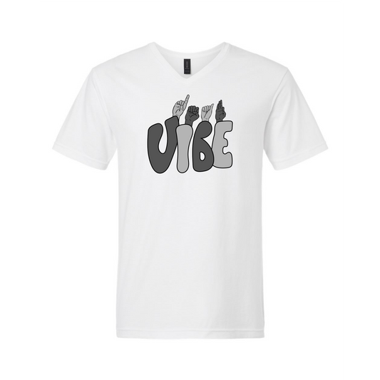 DEAF VIBE - Unisex V-NECK