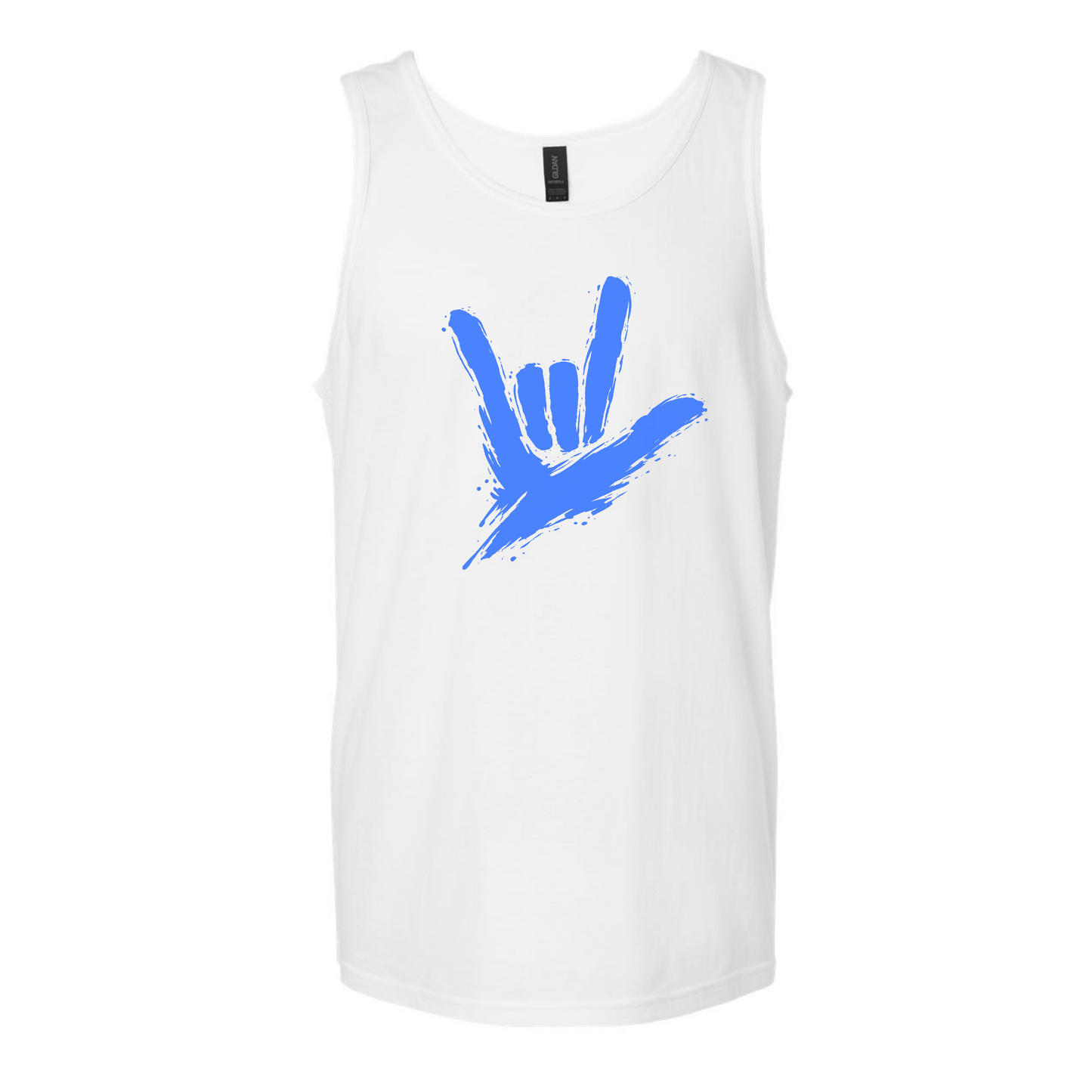 Electric Blue - ILY by Fortyxfive Unisex Tanktop