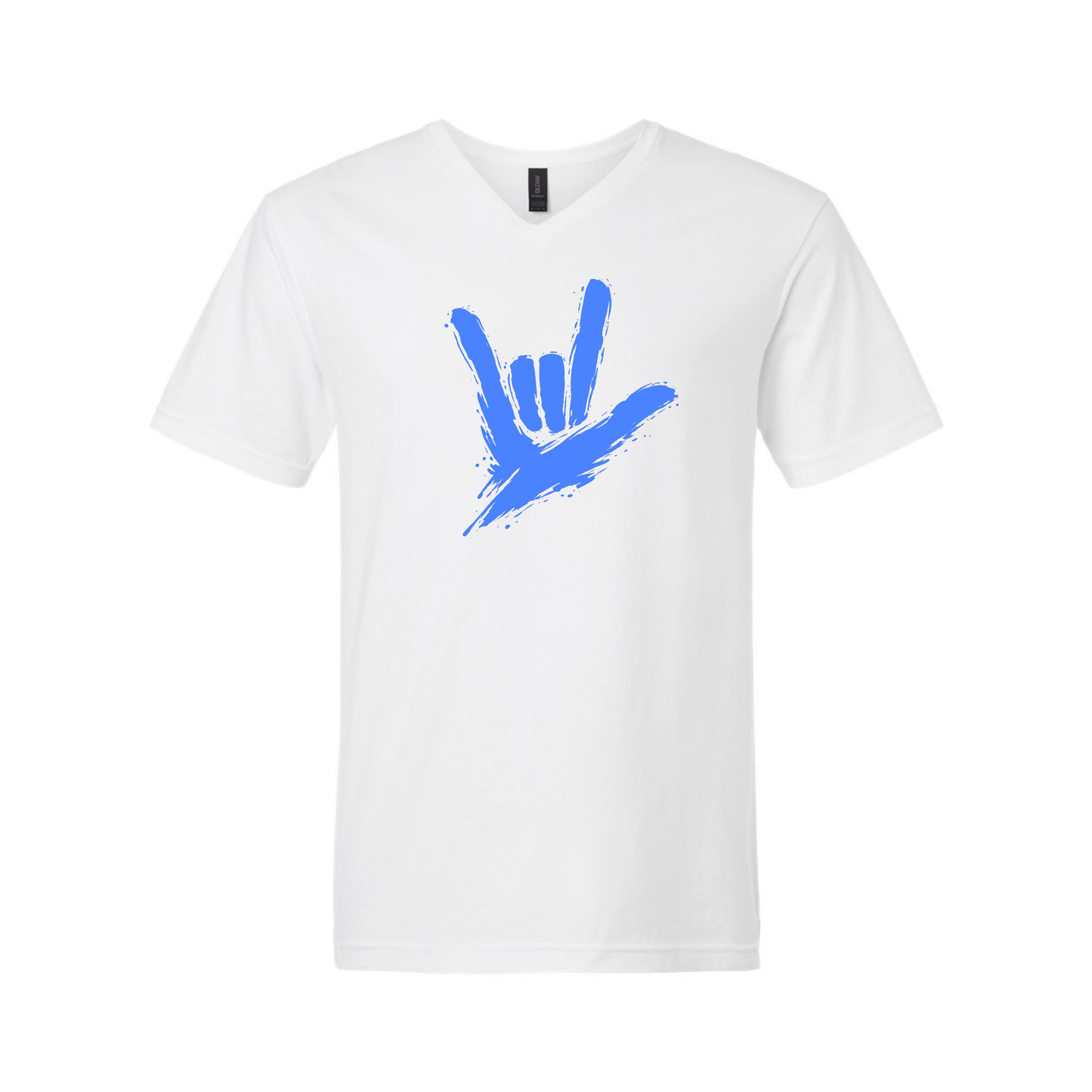Electric Blue - ILY by Fortyxfive Unisex V-NECK