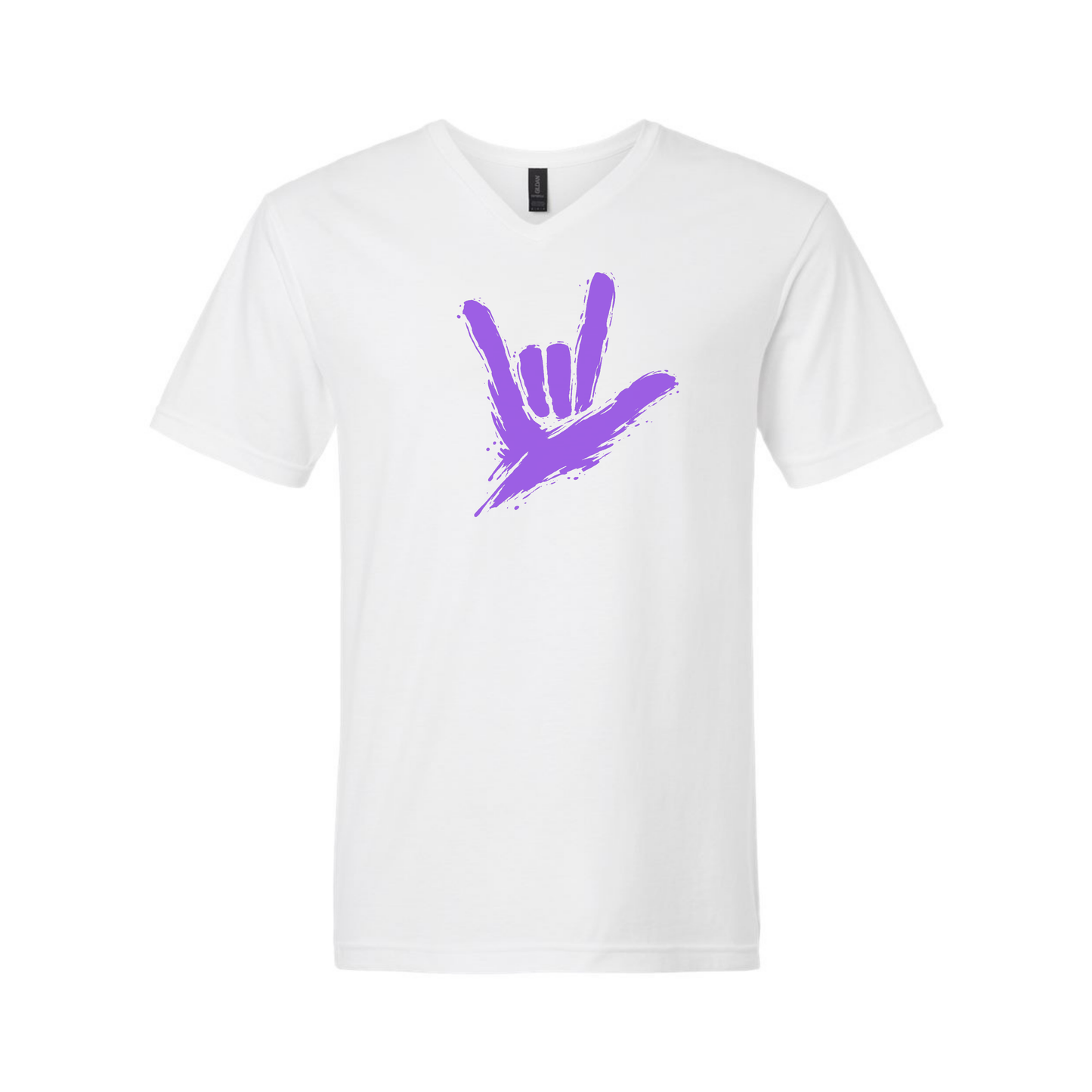 Purple - ILY by Fortyxfive Unisex V-NECK