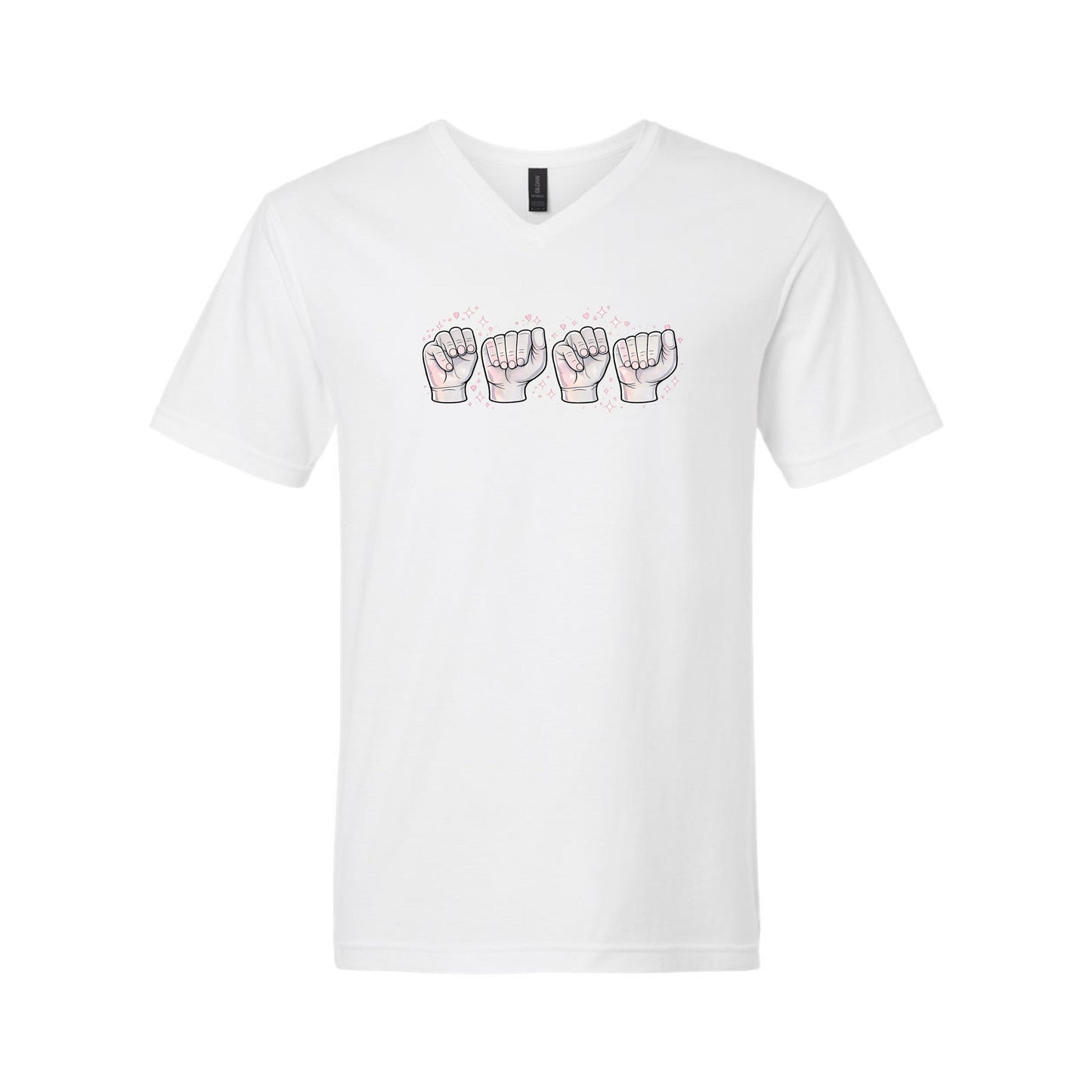 MAMA in ASL - Unisex V-NECK
