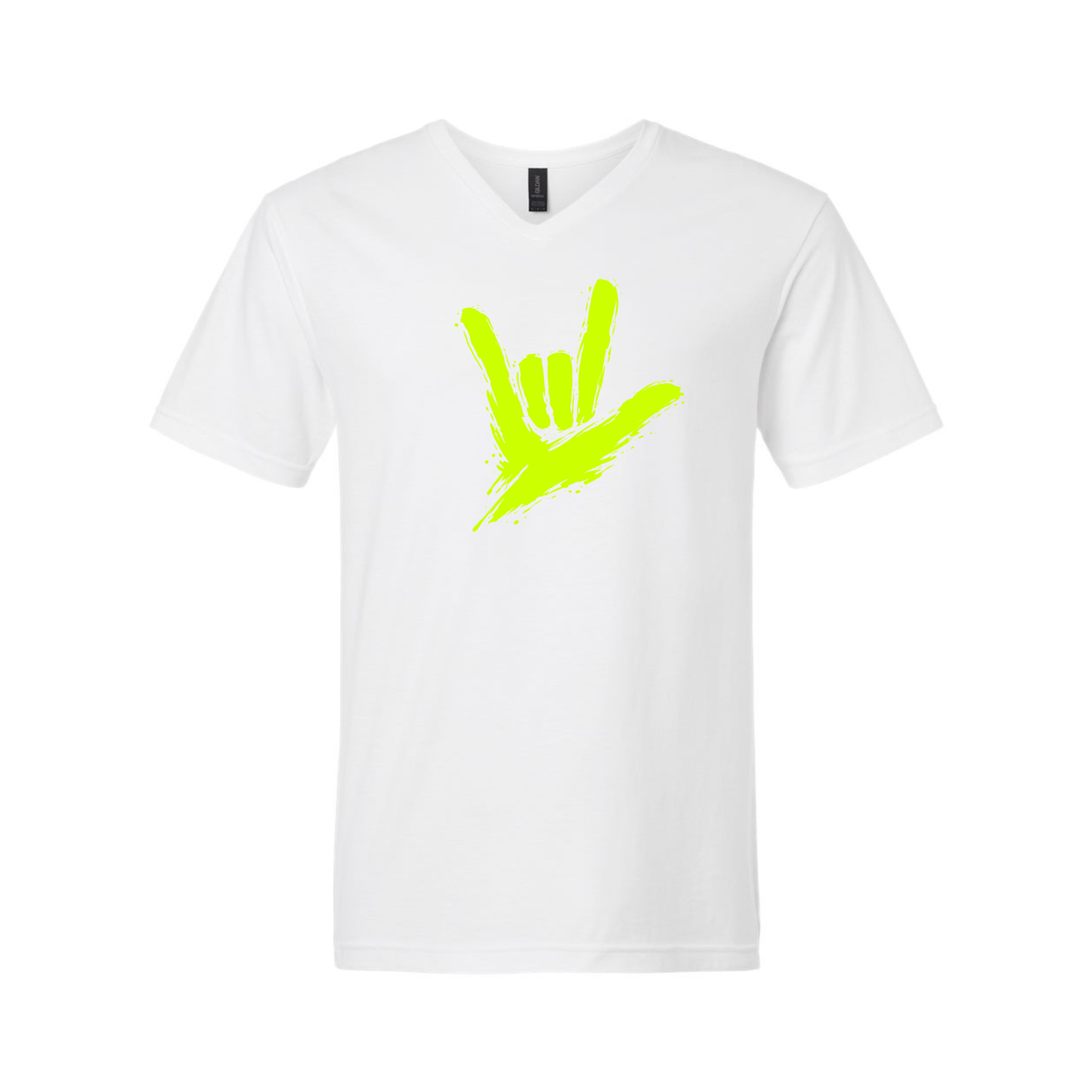 Neon Green - ILY by Fortyxfive Unisex V-NECK