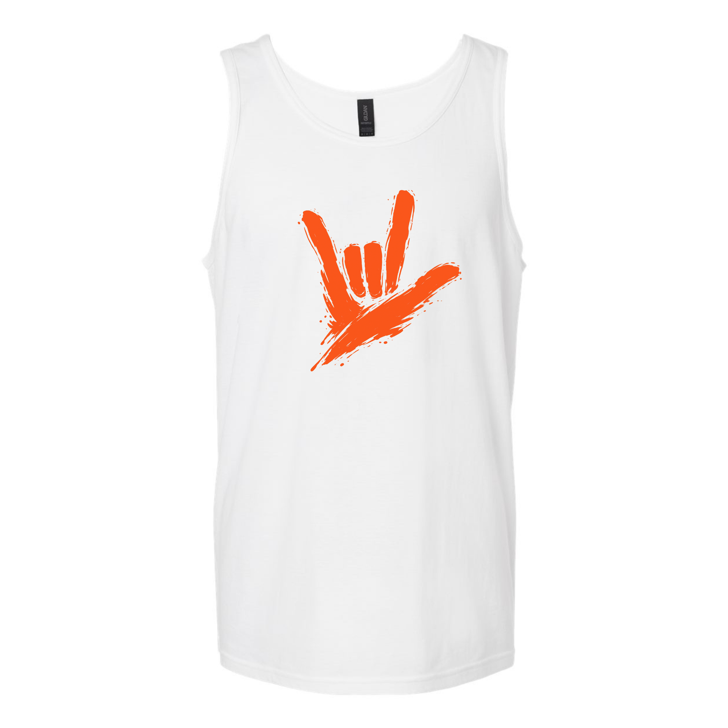 Orange - ILY by Fortyxfive Unisex Tank Top