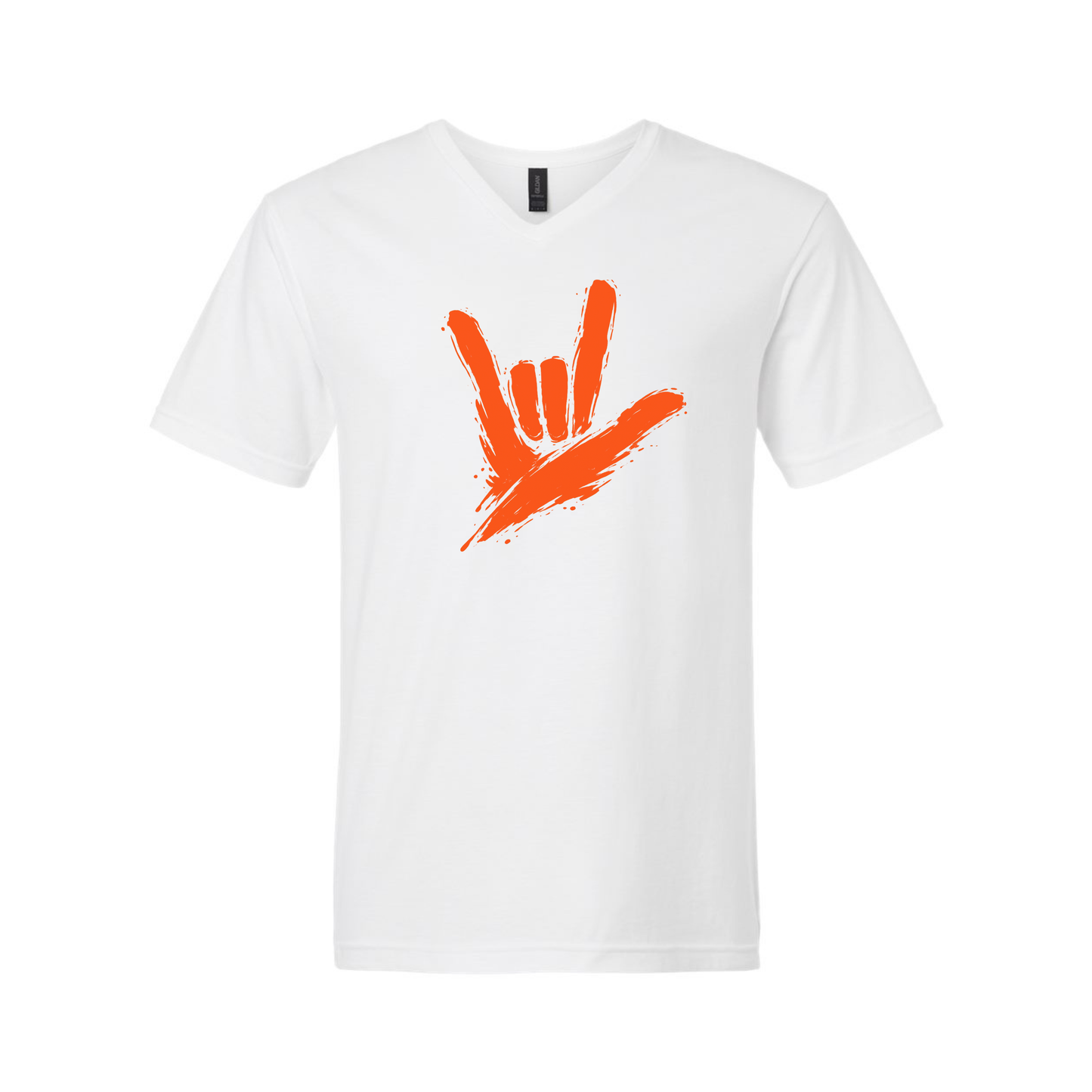 Orange - ILY by Fortyxfive Unisex V-NECK