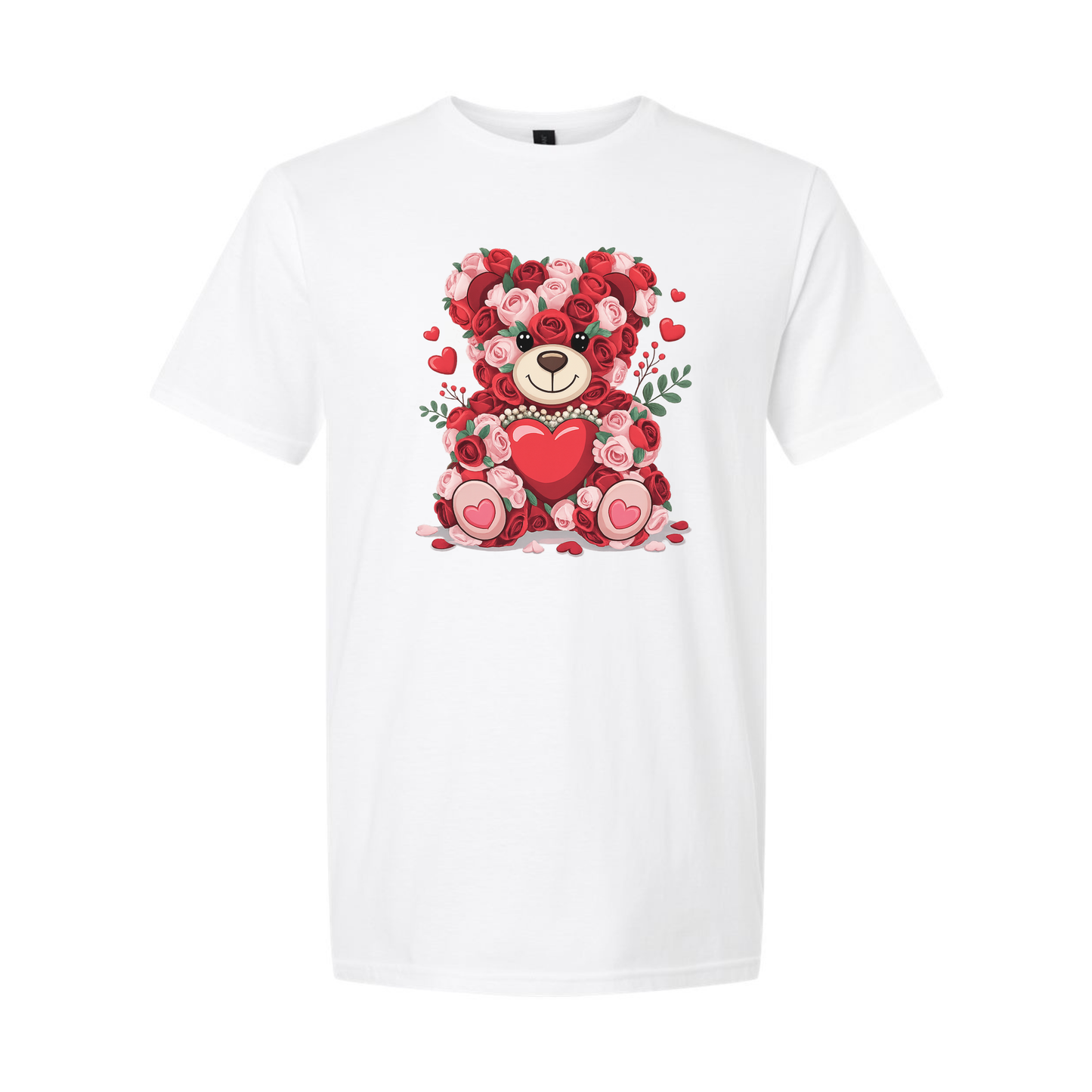 Rose Teddy Bear - Unisex T-Shirt