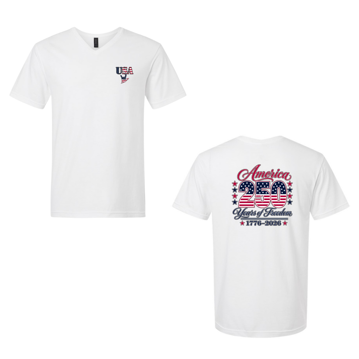 USA 250th Anniversary - Unisex V-Neck