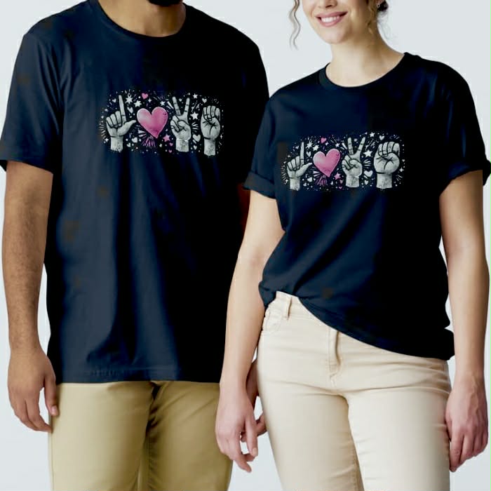LOVE in ASL - Unisex T-Shirt